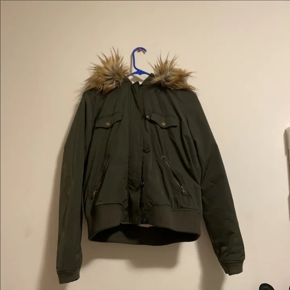 Ever New Army Green Winter Jacket